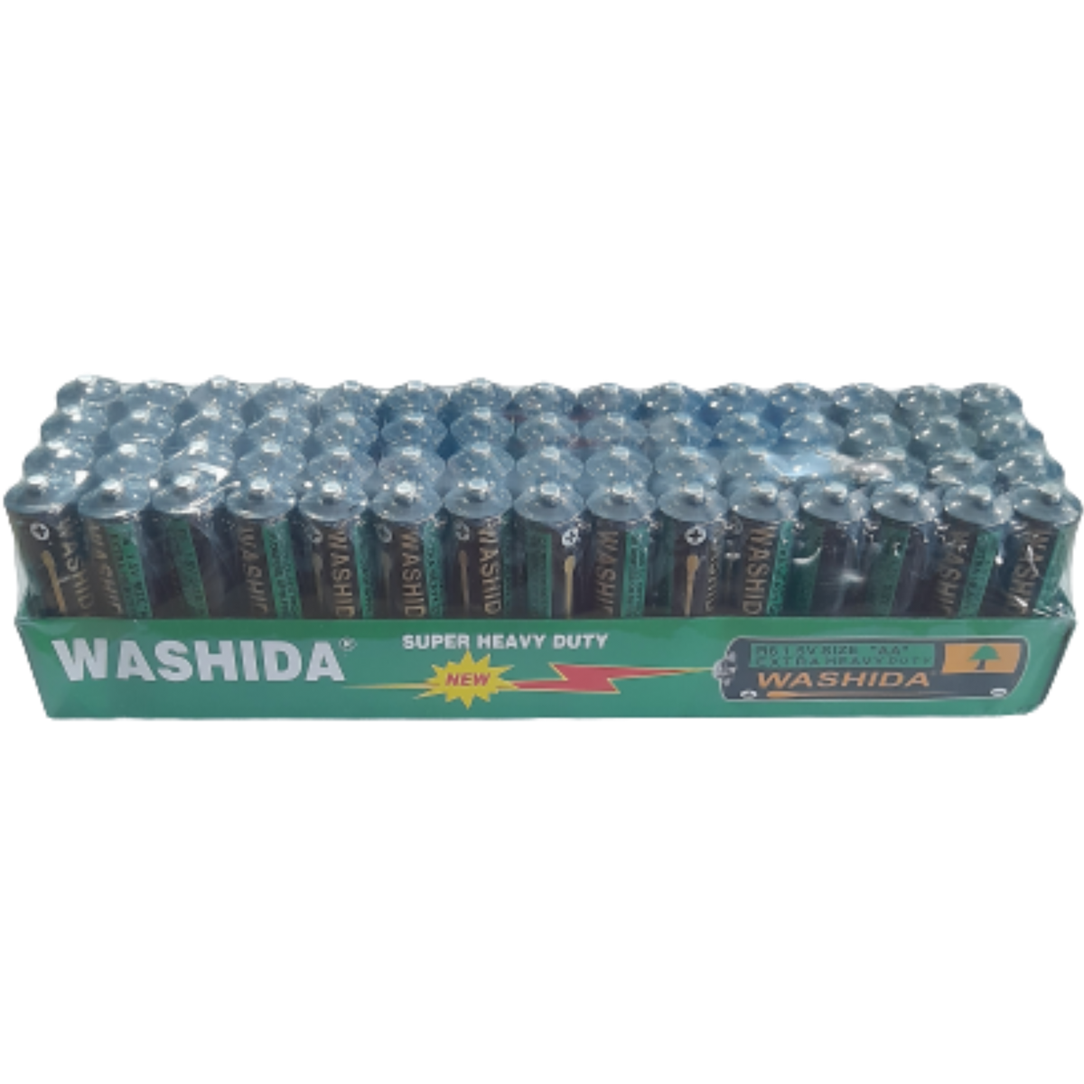 WASHIDA Bulk Pack AA Batteries (60 Batteries)