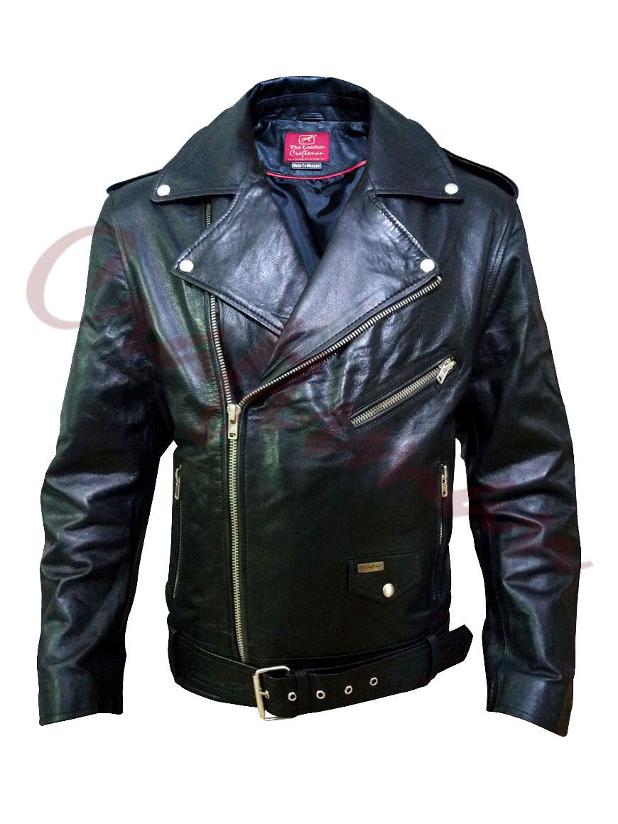 Mens Cow Biker Jacket