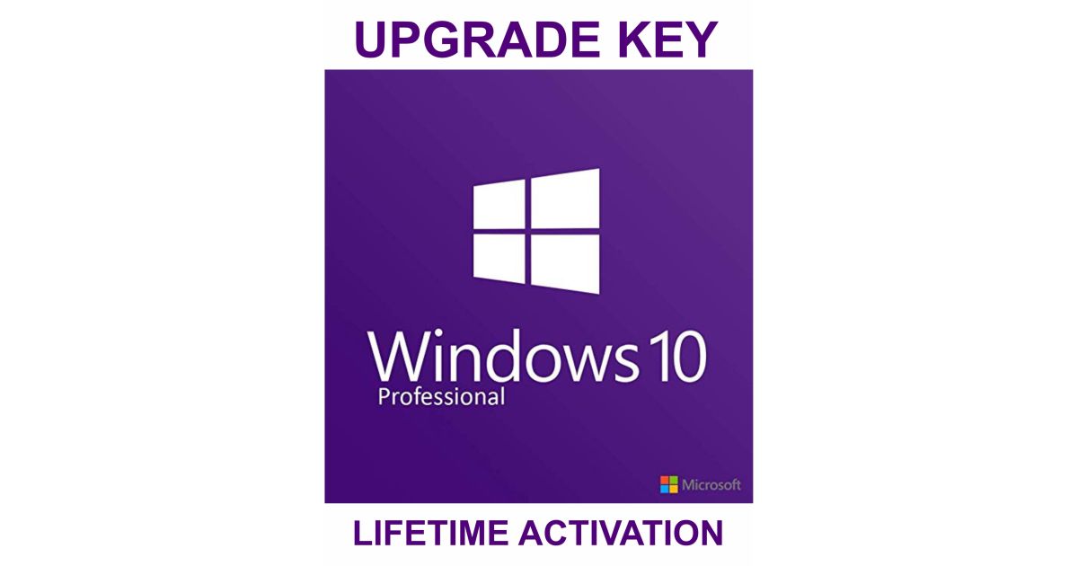 UPGRADE LICENSE KEY Windows 10 Professional LIFETIME ACTIVATION