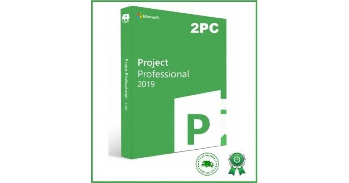 Microsoft Project Professional 2019 2Pc Licence - Authentic Key And ...