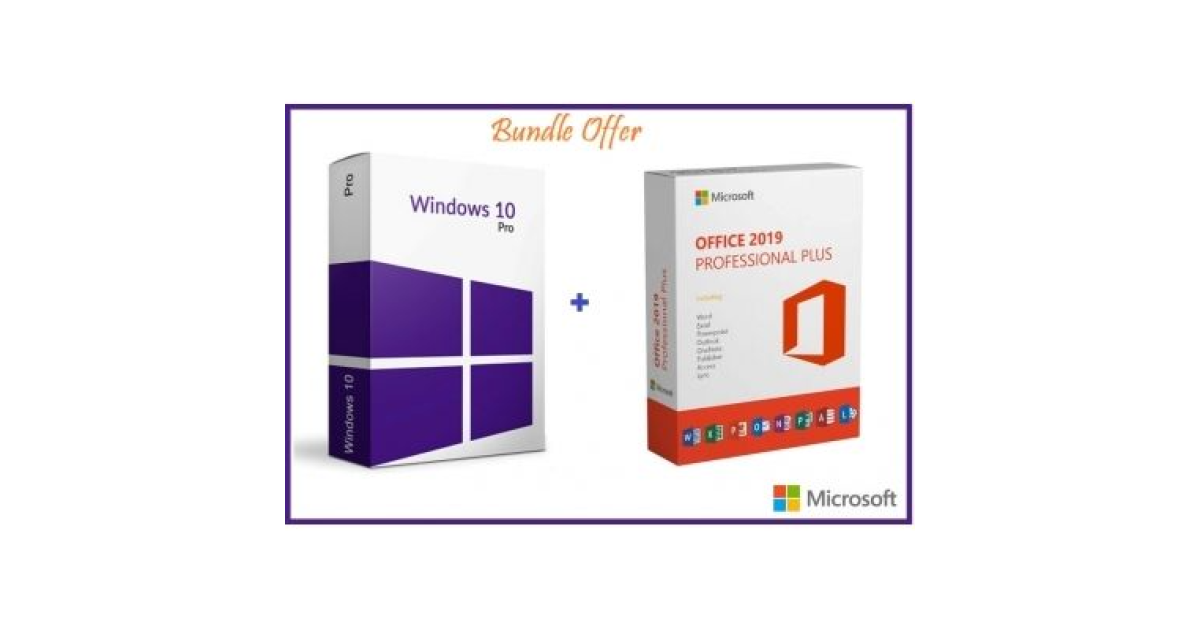 Bundle Offer ~ Microsoft Windows 10 Pro + Office 2019 Pro Plus ...