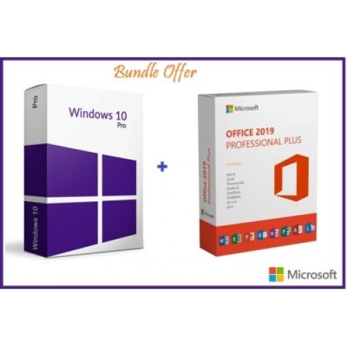 Bundle Offer Microsoft Windows 10 Pro Office 2019 Pro Plus