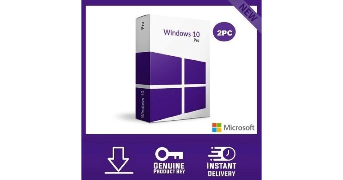 Upgrade or fresh install microsoft windows 10 pro 2pc licence