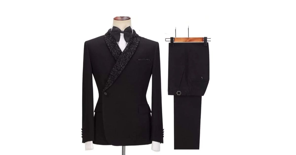 Premium Black 2PC Suit