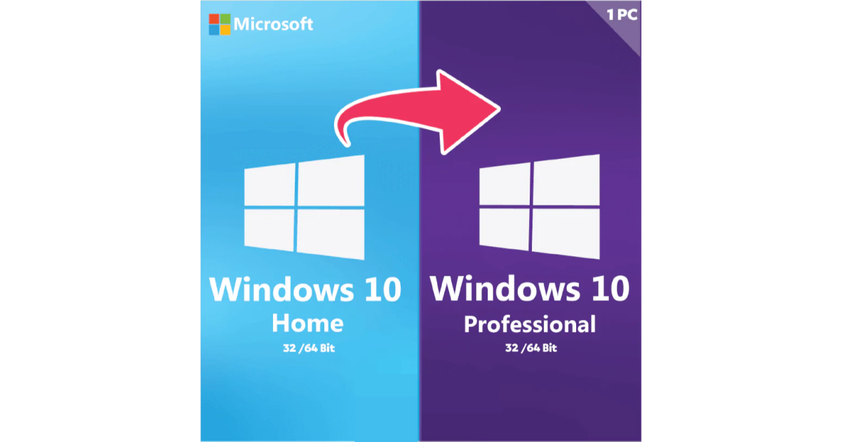 Windows 10 Home to Windows 10 Pro Upgrade Key SellSA